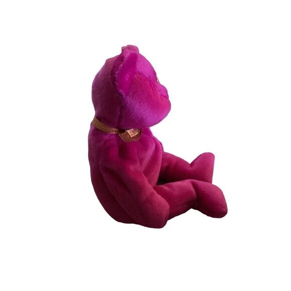 1999 Retired Millenium Bear Ty Beanie Baby Plush Collectible - Picture 2 of 11